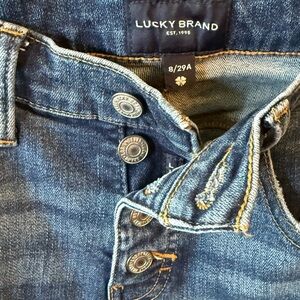 Lucky Brand Ava Mid Rise Button-Fly Jeans